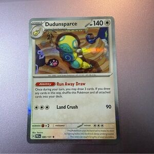 Pokemon TCG Dudunaparce Holo 080/131